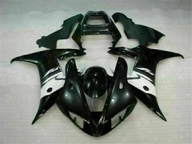 Inexpensive 2002-2003 Black Yamaha YZF R1 Motorcycle Fairings Kit