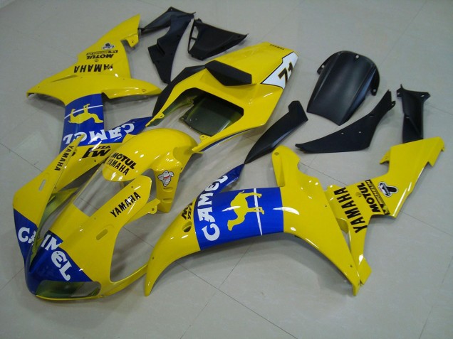 Inexpensive 2002-2003 Blue Yellow Yamaha YZF R1 Motorcylce Fairings Inexpensive 2002-2003 Blue Yellow Yamaha YZF R1 Motorcylce Fairings