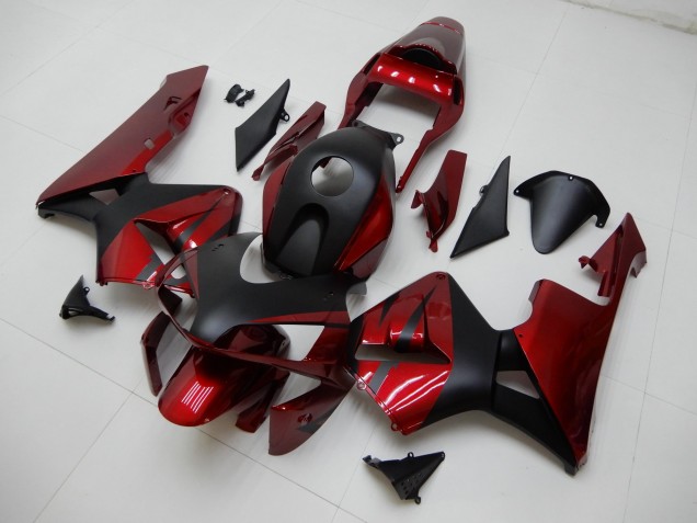 Inexpensive 2003-2004 Red Black Honda CBR600RR Motor Fairings