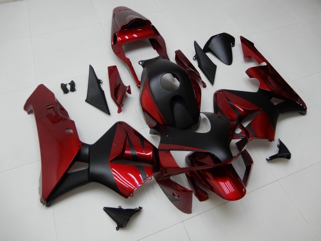 Inexpensive 2003-2004 Red Black Honda CBR600RR Motor Fairings