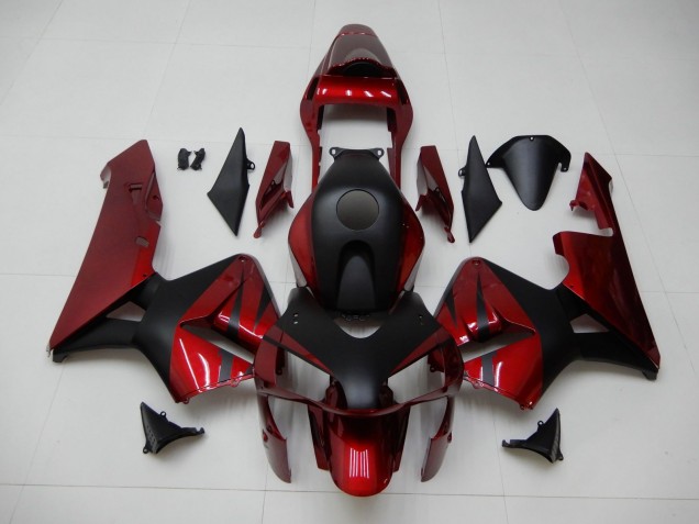 Inexpensive 2003-2004 Red Black Honda CBR600RR Motor Fairings