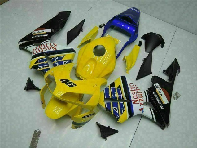 Inexpensive 2003-2004 Yellow Honda CBR600RR Motorcyle Fairings Inexpensive 2003-2004 Yellow Honda CBR600RR Motorcyle Fairings