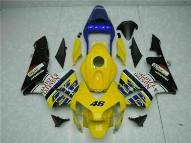 Inexpensive 2003-2004 Yellow Honda CBR600RR Motorcyle Fairings