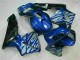 Inexpensive 2003-2004 Blue with Silver Flame Honda CBR600RR Motorbike Fairing