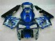 Inexpensive 2003-2004 Blue with Silver Flame Honda CBR600RR Motorbike Fairing