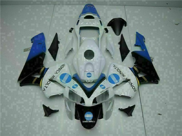 Inexpensive 2003-2004 White Honda CBR600RR Motor Bike Fairings Inexpensive 2003-2004 White Honda CBR600RR Motor Bike Fairings