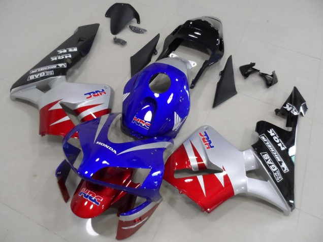 Inexpensive 2003-2004 Red Silver Blue Honda CBR600RR Motorcylce Fairings