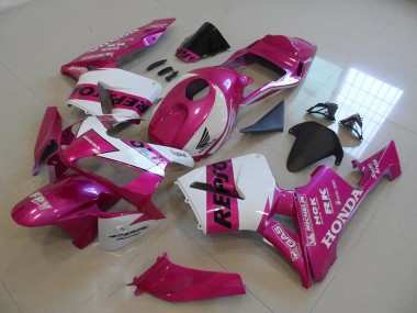 Inexpensive 2003-2004 Pink Repsol Honda CBR600RR Motor Bike Fairings