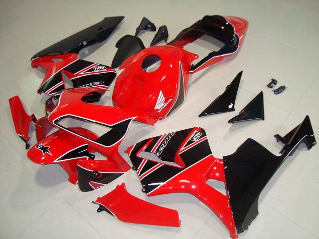 Inexpensive 2003-2004 Red Black Honda CBR600RR Motorbike Fairing Kits