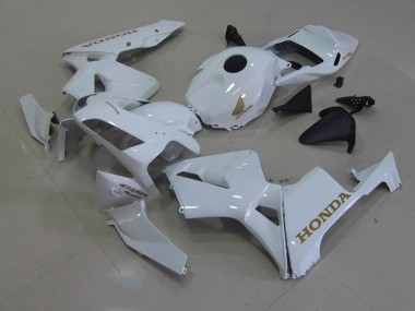 Inexpensive 2003-2004 White Gold Honda CBR600RR Replacement Fairings
