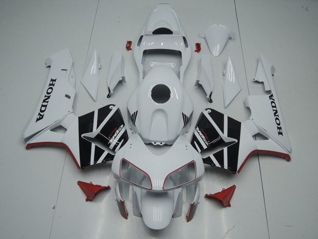 Inexpensive 2003-2004 White Black Honda CBR600RR Motor Fairings & Bodywork Inexpensive 2003-2004 White Black Honda CBR600RR Motor Fairings & Bodywork