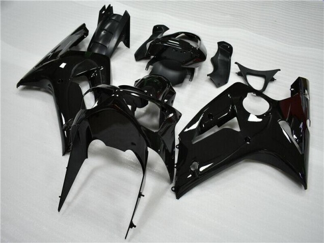 Inexpensive 2003-2004 Glossy Black Kawasaki ZX6R Moto Fairings Inexpensive 2003-2004 Glossy Black Kawasaki ZX6R Moto Fairings