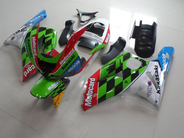 Inexpensive 2003-2004 Motocard Kawasaki ZX6R Motorbike Fairing Inexpensive 2003-2004 Motocard Kawasaki ZX6R Motorbike Fairing