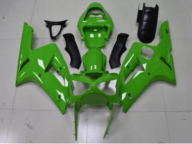 Inexpensive 2003-2004 Green Kawasaki ZX6R Replacement Fairings