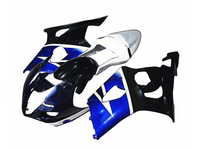 Inexpensive 2003-2004 Blue White Suzuki GSXR 1000 Motorcycle Replacement Fairings