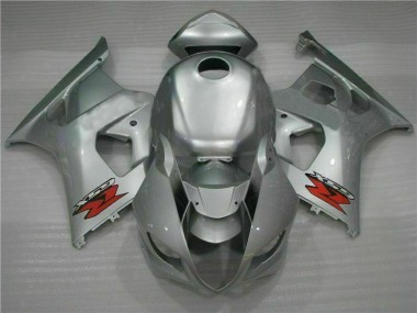 Inexpensive 2003-2004 Silver Suzuki GSXR 1000 Bike Fairings