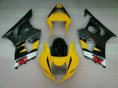 Inexpensive 2003-2004 Yellow Black Suzuki GSXR 1000 K3 Motorcycle Fairing Kits & Plastic Bodywork MF1766