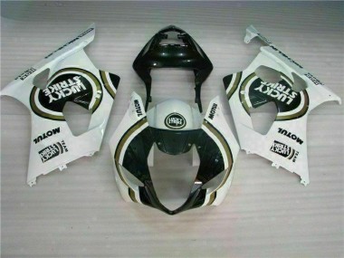 Inexpensive 2003-2004 White Suzuki GSXR 1000 Motorbike Fairings