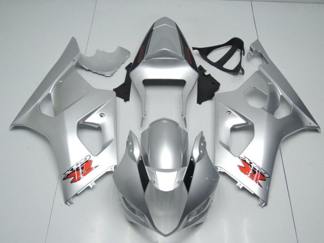 Inexpensive 2003-2004 Silver OEM Style Suzuki GSXR 1000 Motorbike Fairing Kits