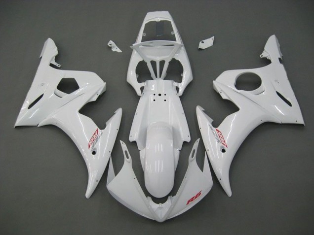 Inexpensive 2003-2005 White Yamaha YZF R6 Motorbike Fairings Inexpensive 2003-2005 White Yamaha YZF R6 Motorbike Fairings