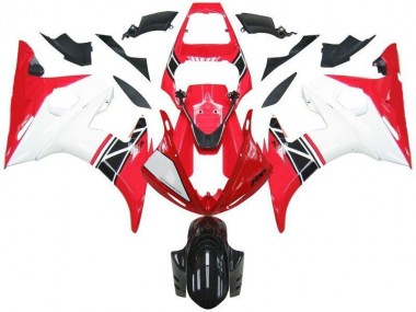 Inexpensive 2003-2005 Red White Black Yamaha YZF R6 Motorcycle Bodywork