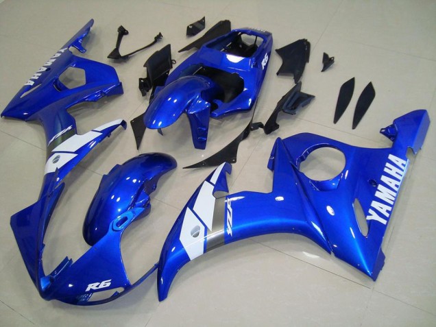 Inexpensive 2003-2005 Blue Yamaha YZF R6 Motorbike Fairing Inexpensive 2003-2005 Blue Yamaha YZF R6 Motorbike Fairing