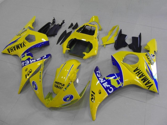 Inexpensive 2003-2005 Camel Yamaha YZF R6 Bike Fairing Inexpensive 2003-2005 Camel Yamaha YZF R6 Bike Fairing