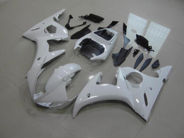 Inexpensive 2003-2005 White No Decals Yamaha YZF R6 Motorcylce Fairings Inexpensive 2003-2005 White No Decals Yamaha YZF R6 Motorcylce Fairings