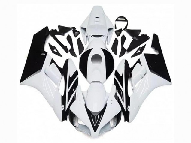Inexpensive 2004-2005 White Black Honda CBR1000RR Bike Fairing Kit Inexpensive 2004-2005 White Black Honda CBR1000RR Bike Fairing Kit