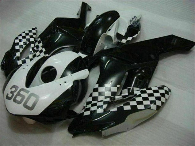 Inexpensive 2004-2005 White Black Honda CBR1000RR Replacement Fairings