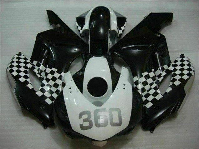 Inexpensive 2004-2005 White Black Honda CBR1000RR Replacement Fairings