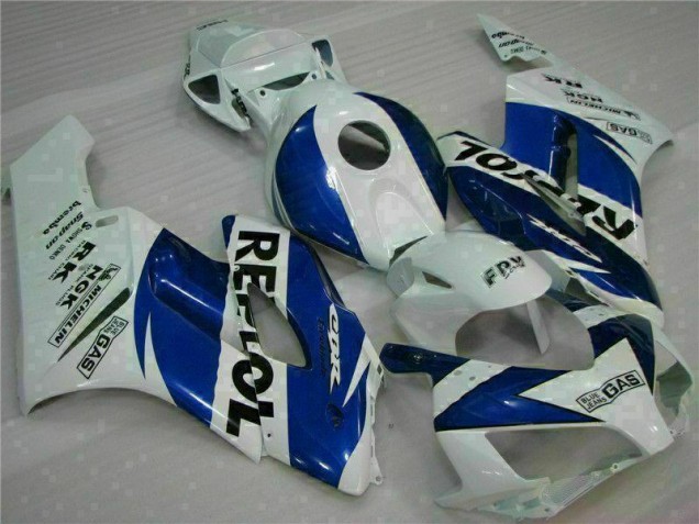 Inexpensive 2004-2005 White Blue Repsol Honda CBR1000RR Motorbike Fairing Kits Inexpensive 2004-2005 White Blue Repsol Honda CBR1000RR Motorbike Fairing Kits