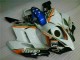 Inexpensive 2004-2005 White Blue Honda CBR1000RR Replacement Fairings Inexpensive 2004-2005 White Blue Honda CBR1000RR Replacement Fairings