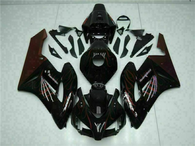 Inexpensive 2004-2005 Red Flame Honda CBR1000RR Motorcycle Fairing Kits Inexpensive 2004-2005 Red Flame Honda CBR1000RR Motorcycle Fairing Kits