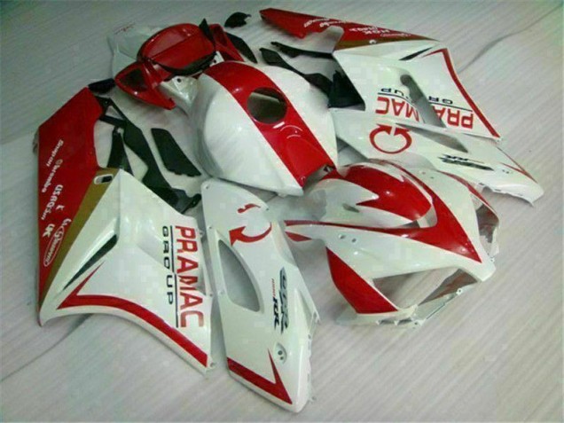 Inexpensive 2004-2005 White Red Honda CBR1000RR Bike Fairings