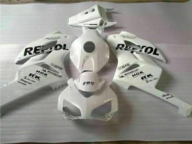 Inexpensive 2004-2005 White Black Repsol Honda CBR1000RR Motorcycle Fairing Kit