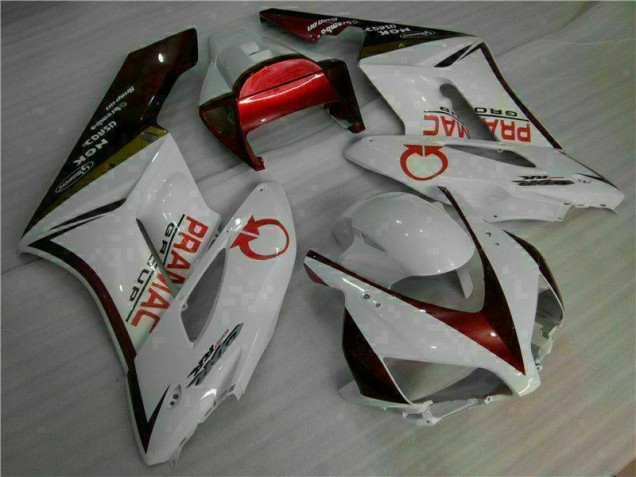 Inexpensive 2004-2005 White Red Honda CBR1000RR Moto Fairings Inexpensive 2004-2005 White Red Honda CBR1000RR Moto Fairings