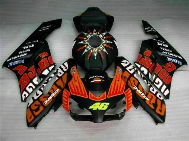 Inexpensive 2004-2005 Black Orange Honda CBR1000RR Motorcycle Fairing Kits Inexpensive 2004-2005 Black Orange Honda CBR1000RR Motorcycle Fairing Kits