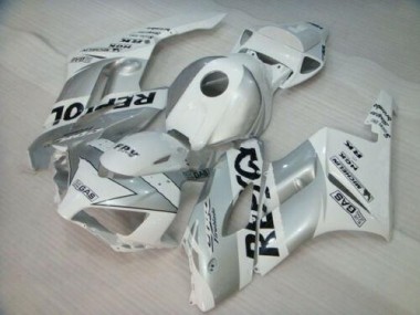 Inexpensive 2004-2005 White Silver Black Repsol Repsol Honda CBR1000RR Motorcycle Fairing Kit