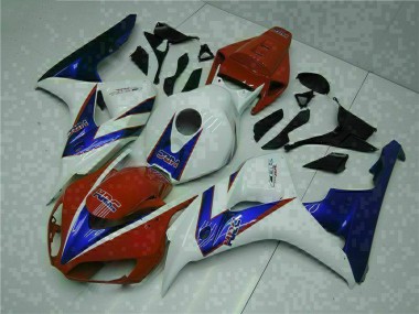 Inexpensive 2004-2005 Red White Honda CBR1000RR Replacement Motorcycle Fairings