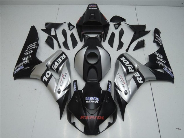 Inexpensive 2004-2005 Black Silver Repsol Honda CBR1000RR Motorcyle Fairings Inexpensive 2004-2005 Black Silver Repsol Honda CBR1000RR Motorcyle Fairings