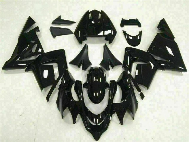 Inexpensive 2003-2005 Glossy Black Kawasaki ZX10R Bike Fairings