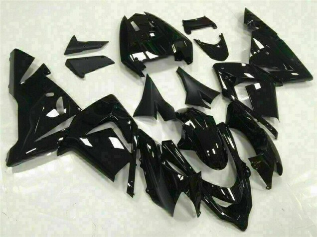 Inexpensive 2003-2005 Glossy Black Kawasaki ZX10R Bike Fairings