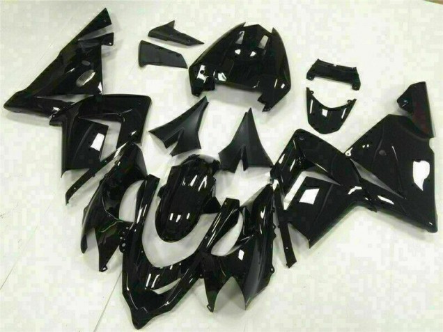 Inexpensive 2003-2005 Glossy Black Kawasaki ZX10R Bike Fairings