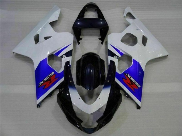 Inexpensive 2004-2005 Blue White Suzuki GSXR 600/750 Motorcycle Replacement Fairings Inexpensive 2004-2005 Blue White Suzuki GSXR 600/750 Motorcycle Replacement Fairings