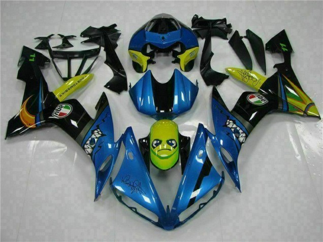 Inexpensive 2004-2006 Blue Yamaha YZF R1 Motorcycle Replacement Fairings Inexpensive 2004-2006 Blue Yamaha YZF R1 Motorcycle Replacement Fairings