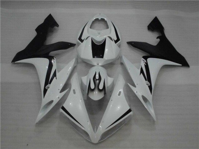 Inexpensive 2004-2006 White Black Flame Yamaha YZF R1 Motor Fairings Inexpensive 2004-2006 White Black Flame Yamaha YZF R1 Motor Fairings