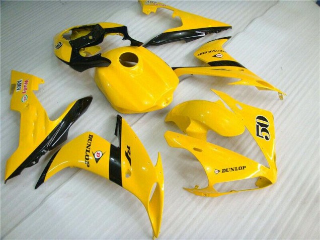 Inexpensive 2004-2006 Yellow Yamaha YZF R1 Motorbike Fairing Inexpensive 2004-2006 Yellow Yamaha YZF R1 Motorbike Fairing