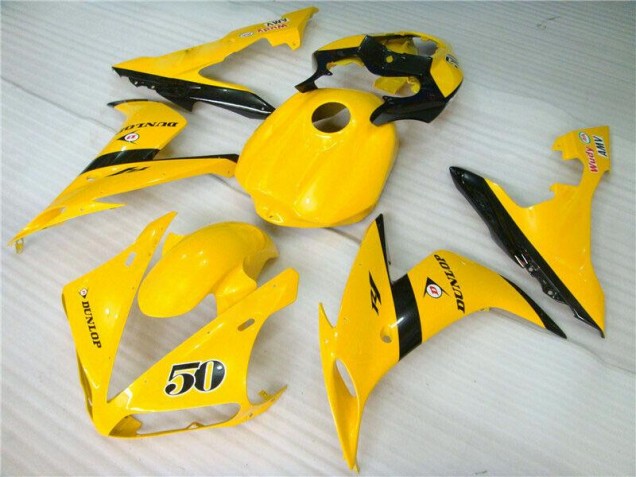 Inexpensive 2004-2006 Yellow Yamaha YZF R1 Motorbike Fairing Inexpensive 2004-2006 Yellow Yamaha YZF R1 Motorbike Fairing