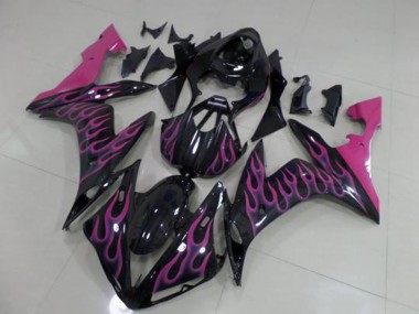 Inexpensive 2004-2006 Pink Flame Yamaha YZF R1 Motorcylce Fairings